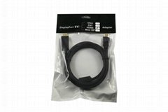 DP M to HDMI M Cable Support 1080p 