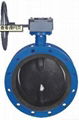 Rubber lined butterfly valve 