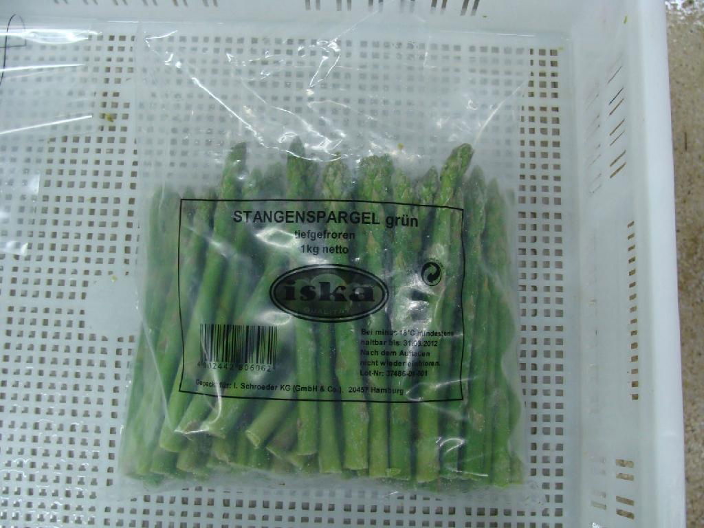 Frozen Green Asparagus IQF 2