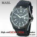 Black styles Military watches,316 stainless steel watch case 46.0 * 54.0  1