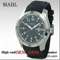 Black styles Military watches,316 stainless steel watch case 46.0 * 54.0  2