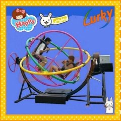 Excellent amusement rides for sale human gyroscope for outdoor playground equipm