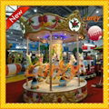 Hot selling! Amusement park games factory/kids ride carousel horse