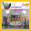 2013 Best selling most popular thrilling amusement human gyroscope rides 1