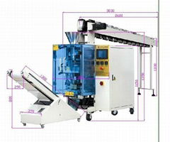 SK-200B Semi-automatic Vertical Form-Fill-Seal Machine