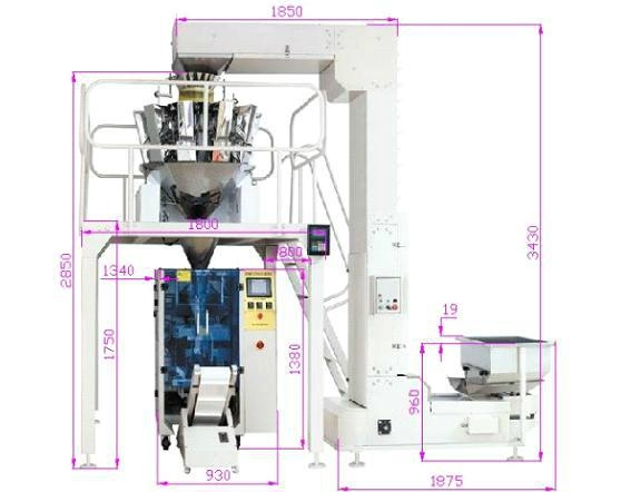 SK-420D Combined Weighing Full Automatic Packaging Machine System