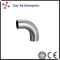 Stainless steel Pipe Fittings Sanitary butt welding elbow inch2/1''-6''