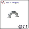 Stainless Steel Pipe Fittings 180Deg Welded Elbow SR 316L 1