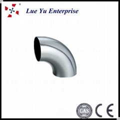 Stainless Steel Pipe Fittings Sanitary 3A 90 degree Elbow SR
