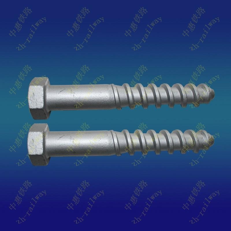 Hexagon screw spike 24x160 for subway parts  2