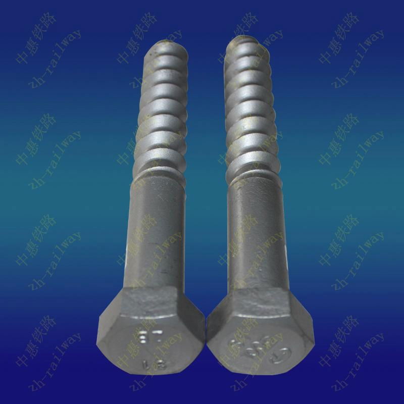 Hexagon screw spike 24x160 for subway parts  3