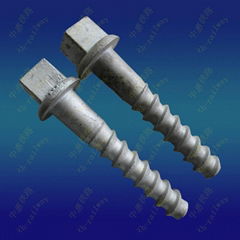 High strength screw dog spike