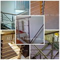 stainless steel 304 or 316 railing