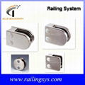 stainless steel glass clamp for handrial rail 1