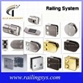 stainless steel glass clamp for handrial rail 3