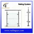 stainless steel glass clamp for handrial rail 4