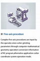 Five-axis procedure 1