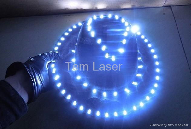 Wholesale  LED light jazz hat for MJ the space dance  dance hat  jazz hat 2