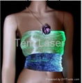 Optical fiber LED light Bra for club performance fashion show Singular dressSho 1