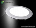 Round Dia180mm natural white LED Panel Light 7W with DALI dimmable & Emergency 1