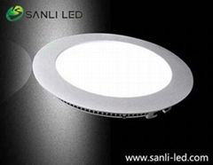 Round Dia180mm natural white LED Panel Light 7W with DALI dimmable & Emergency