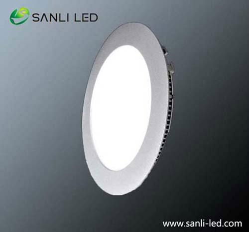 Round Dia240mm nature white LED Panel Light 12W with DALI dimmable & Emergency 