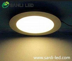 18W round Dia240mm LED Panel Light natural white with DALI dimmable & Emergency