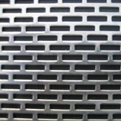 Oblong Hole Perforated Sheet Metal