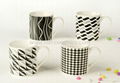 ceramic coffee mugs with silk screen printing design 2