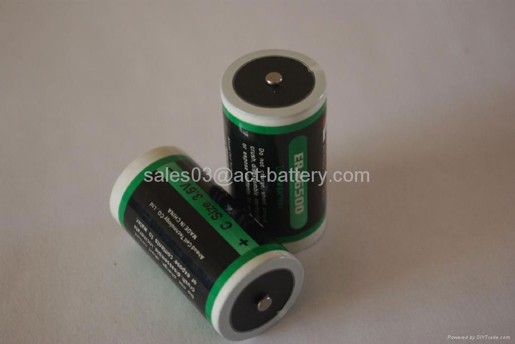 3.6V er26500 size C lithium battery 2