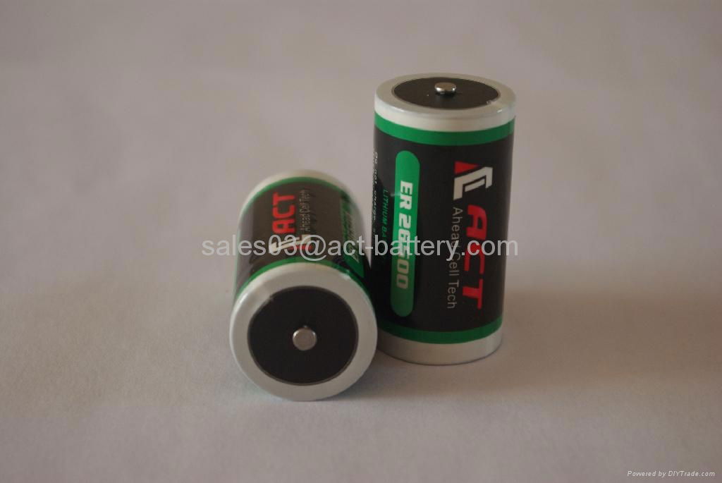 3.6V er26500 size C lithium battery 4