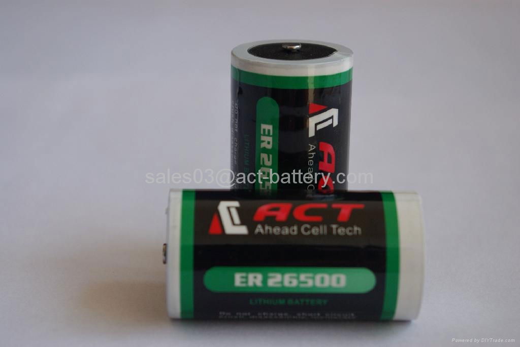 3.6V er26500 size C lithium battery 5