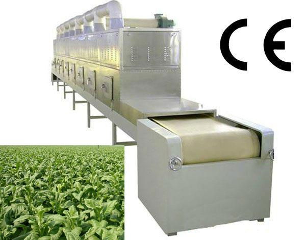 industrial conveyor belt type microwave oven for drying and sterilizing tea 