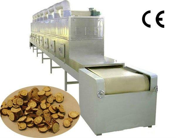 Licorice Chip Microwave dryer & sterilizer --industrial microwave drying machine