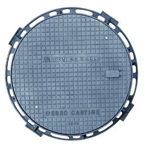 Round manhole cover and frame 5