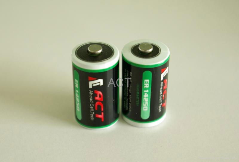 ER14250 1/2AA Lithium Thionyl Chloride Battery 3.6v 4