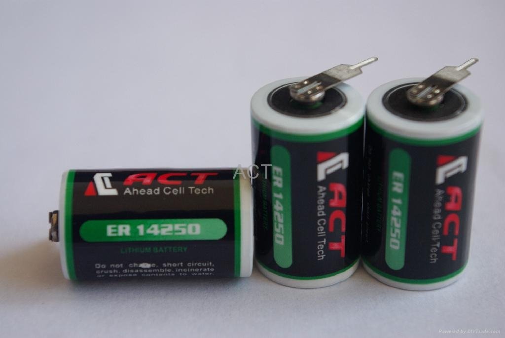 ER14250 1/2AA Lithium Thionyl Chloride Battery 3.6v 5