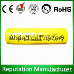ACT rechargeable ni-cd aa 600mah 1.2v battery