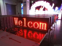 LED scrolling message sign