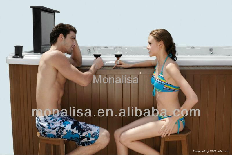 Monalisa large and deep jacuzzi hot tub with 51 jets M-3350 4
