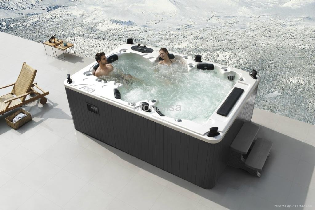 TV,DVD stereo swim spa hot tub with 111 jets M-3307 4