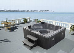 Monalisa freestanding outdoor spa bathtub with jacuzzi M-3301