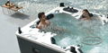 Monalisa freestanding outdoor spa bathtub with jacuzzi M-3301 3