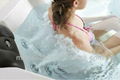 Monalisa freestanding outdoor spa bathtub with jacuzzi M-3301 4