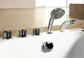 Monalisa bathroom square whirlpool bathtub M-2056A 3