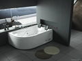 Factory directly sell corner two person massage bathtub 