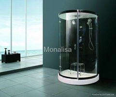 Manufacture of tempered glass steam shower room M-8289