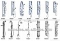 Bathroom stainless stell shower column for home and hotel use M-033 2