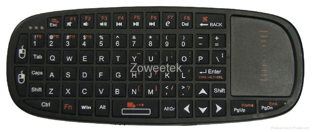 Mini USB Keyboard For Ipad Wireless Keyboard With Touchpad 3