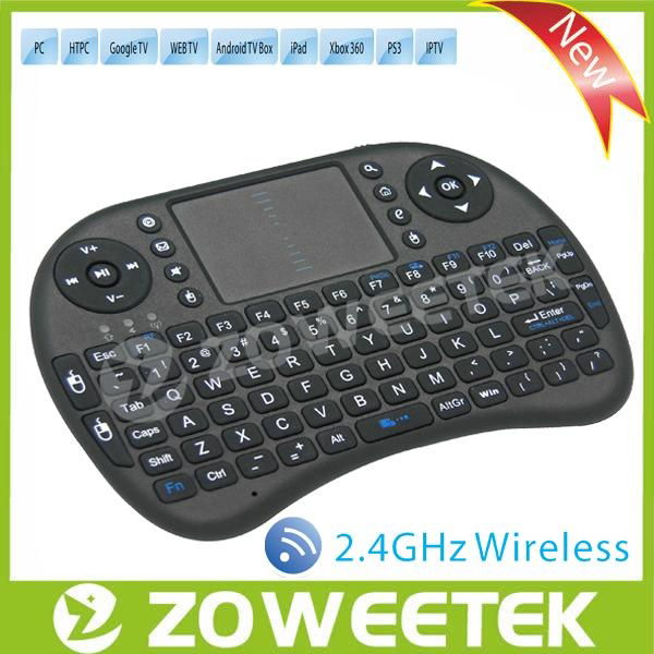 Popular Design For Small Keyboard Mini Wireless Keyboard With TPU Keys